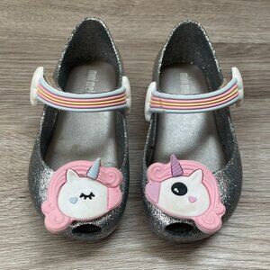 Mini Melissa Unicorn Shoes Size 7